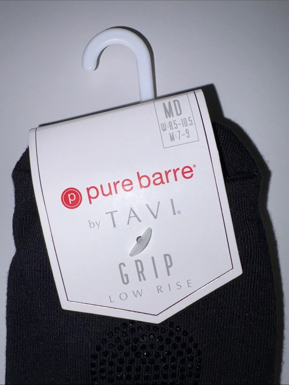 •NWT• Pure Barre x Tavi Sparkle Skull Grip Socks